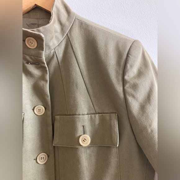 Military Jacket - Worn Olive Green - true vintage, designer - Picture 2 of 11